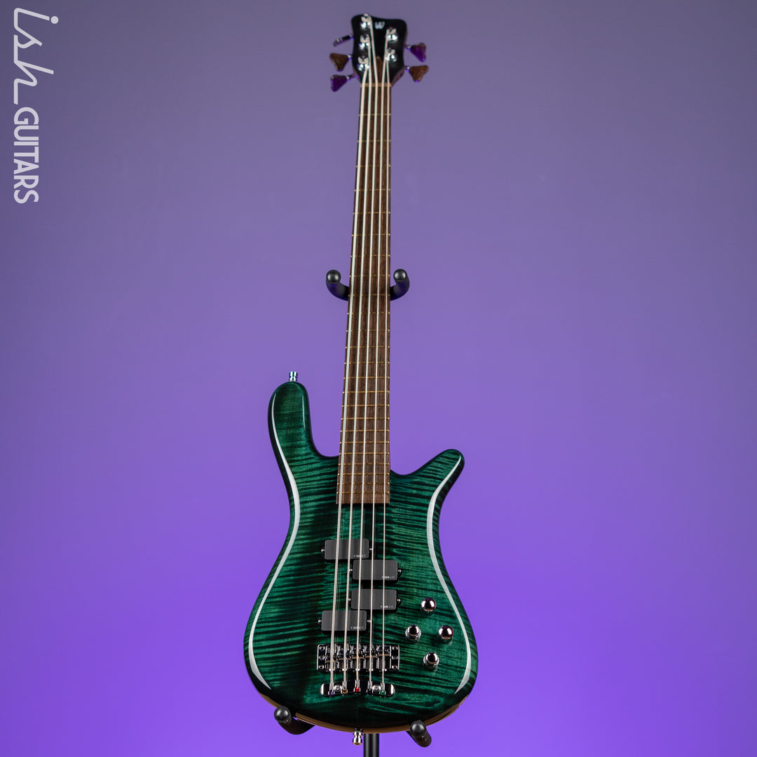 Warwick Custom Shop Streamer LX 5-String Bass Petrol Green NAMM