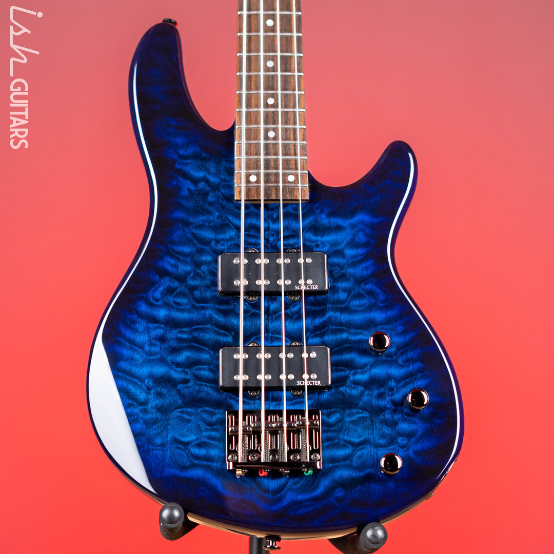 2011 Schecter Diamond Series Raiden Special 4-String Bass Blue