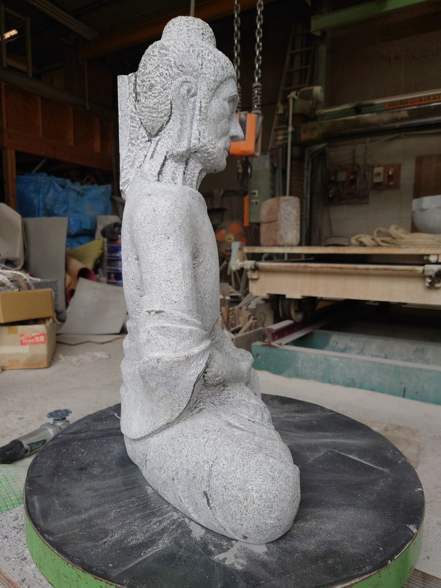 JR安土駅前に釈迦苦行像作らせて頂きました！ 5/11 」 | 【石大 兼子