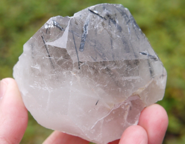 シン・ザギマウンテンクォーツ55/黒針入り/ツートン