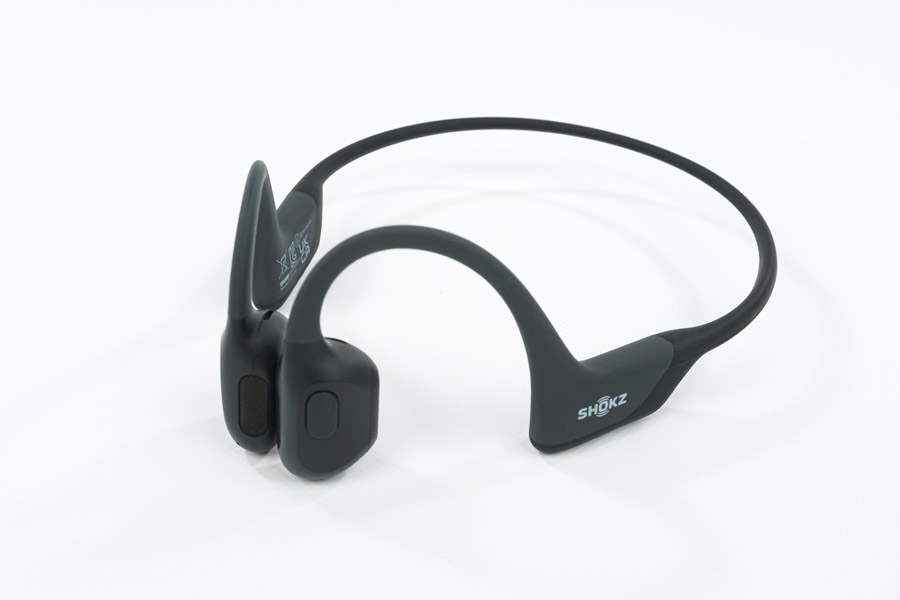 J5026☆極美品☆SHOKZ OPEN RUN Grey 骨伝導イヤホン S803 箱、充電