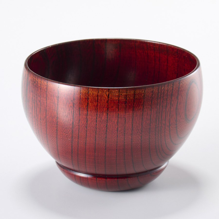 うるし椀 きょうのな | 木製の汁椀 漆塗り isukeブランド 漆器の井助