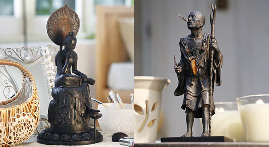 ☆新品同様☆イスム TanaCOCORO 掌 仏像 観音菩薩 勢至菩薩☆15 ☆新品