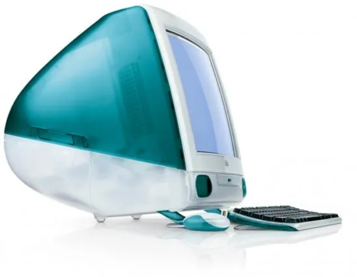 Apple iMac G3 ブルー PCディスプレイ本体とキーボード Apple iMac G3