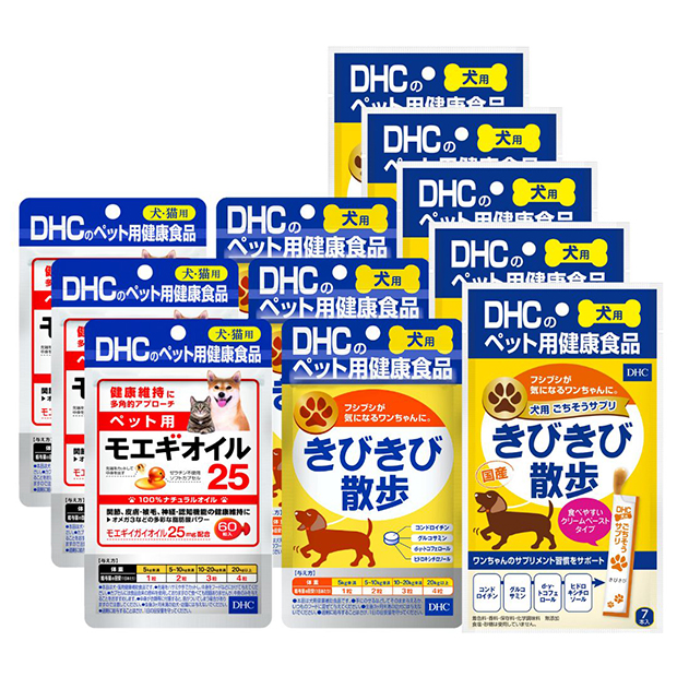 JALとっておきの逸品｜〔DHC〕ペット用 モエギオイル25 60粒×3袋＋