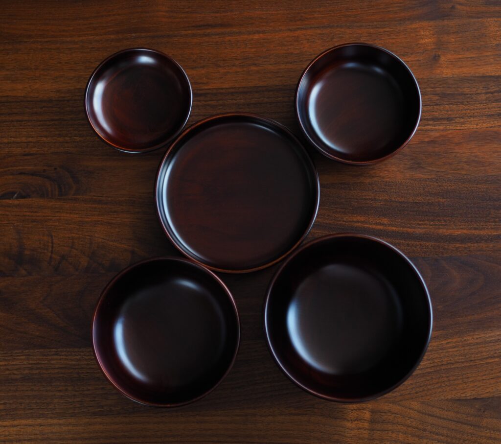 仁城義勝 入れ子組椀 仁城義勝 入れ子椀 漆器 組椀 四つ椀 仁城逸景 入れ子