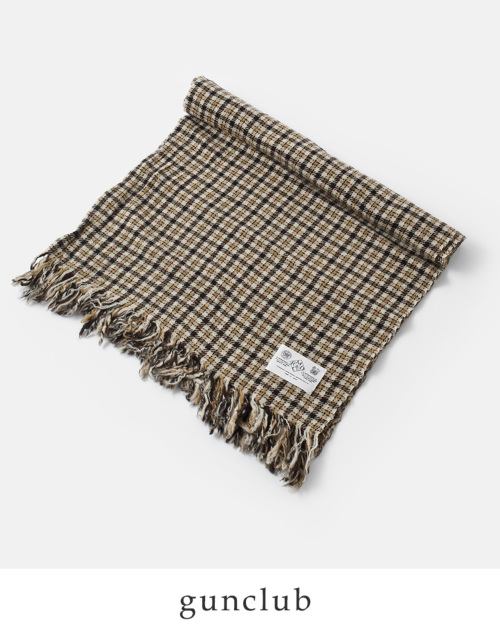 R & D.M.Co- オールドマンズテーラー ウール チェック マフラー “CHECK