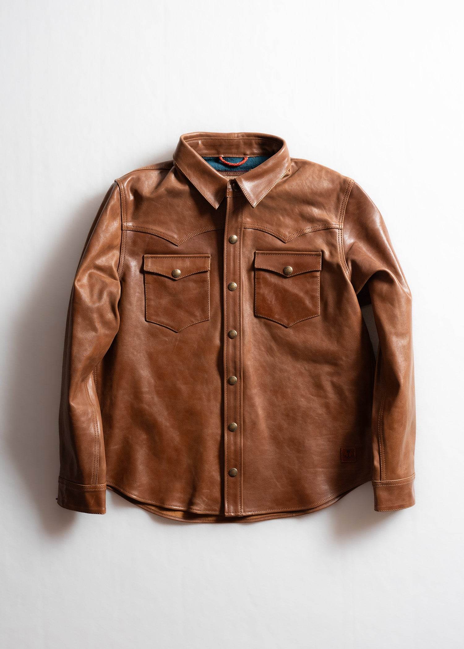 Black & Cognac Horsehide Leather Fence Shirt – Iron and Resin Europe