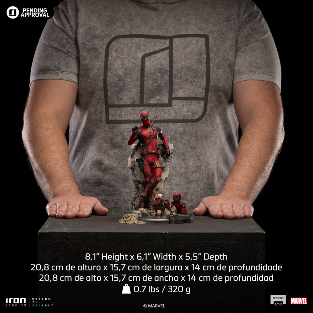 Deadpool Deadpool & Wolverine Art Scale 1/10 Iron Studios – Iron