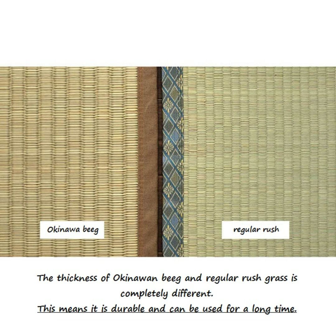 Okinawa Tatami Rug | Authentic Japanese Tatami-Style Floor Rug