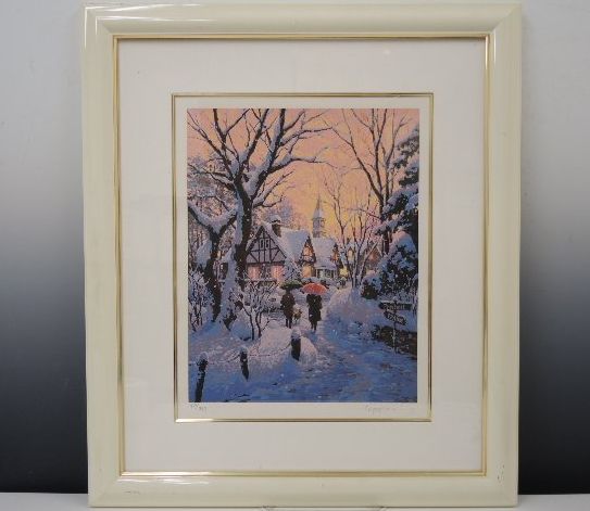 笹倉鉄平 シルクスクリーン「パープルスノー」】絵画の買取実績一覧