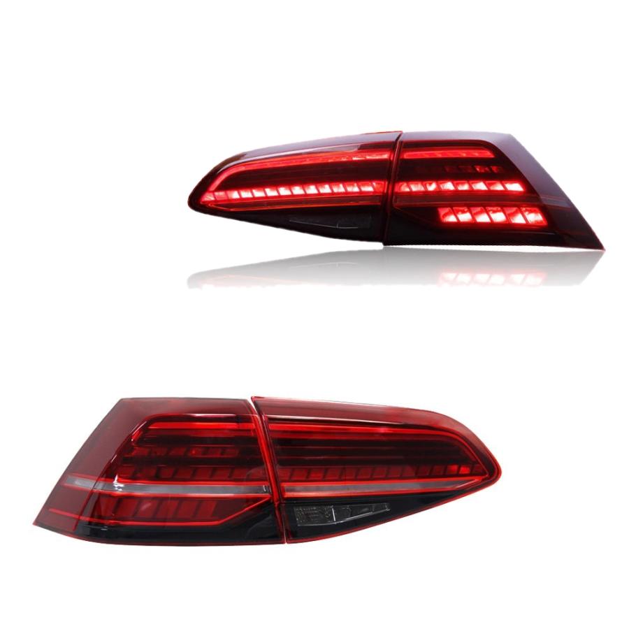 VW フォルクスワーゲンゴルフ3 HELLAブラックテールランプ 左右セット