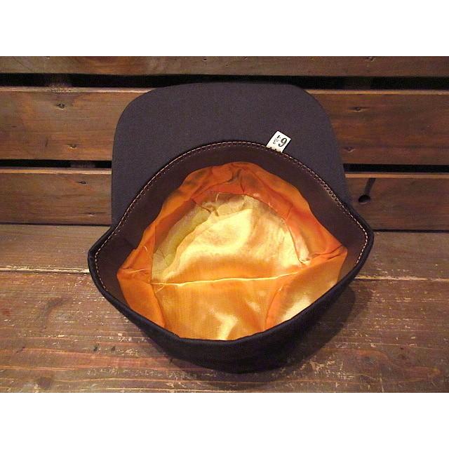 ビンテージ60's☆DEADSTOCKワークキャップ黒size 6 3/4☆200406n4-m-cp