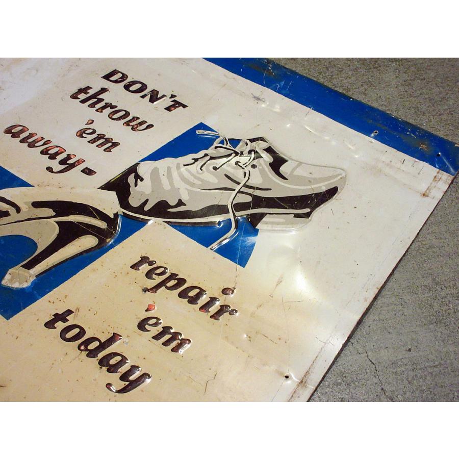 ビンテージ40's○CAT'S PAW アドバタイジングメタルサイン○210402s8