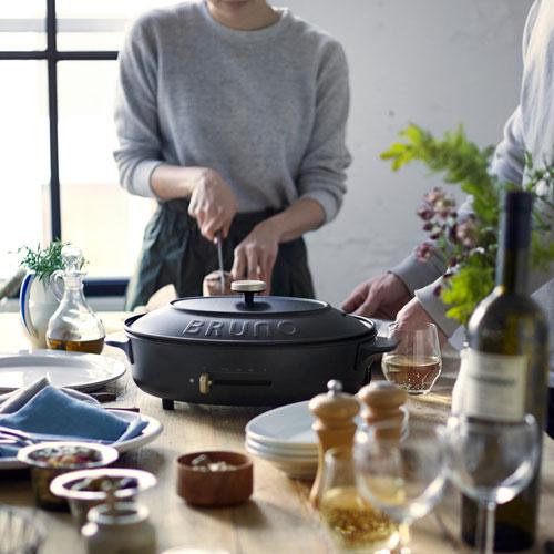 ブルーノ BRUNO オーバルホットプレート ブラック BOE053-BK