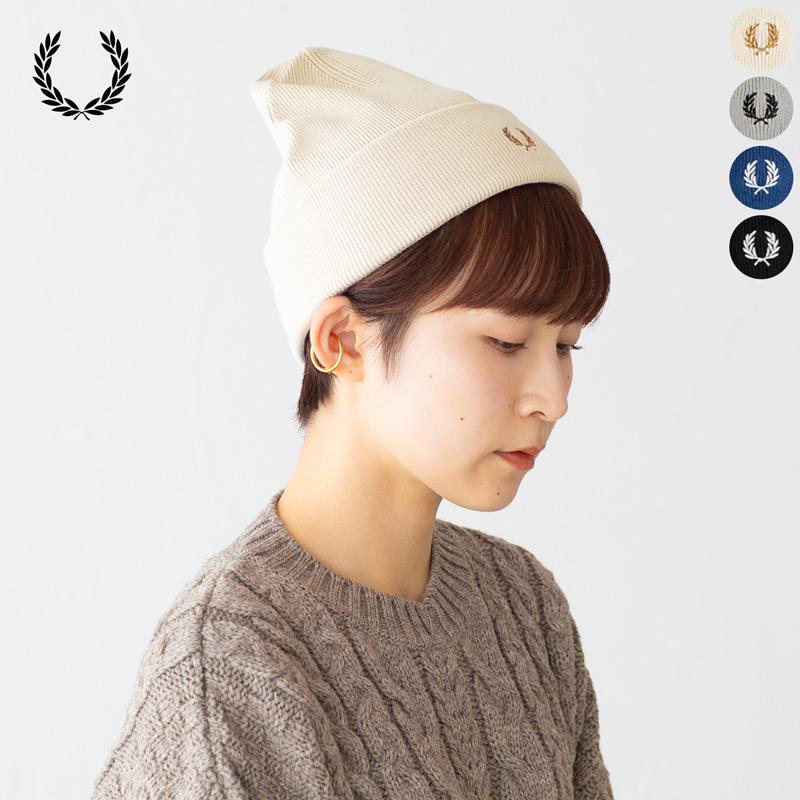 FRED PERRY（フレッドペリー） ニット帽 メリノ ウール ビーニー C9160
