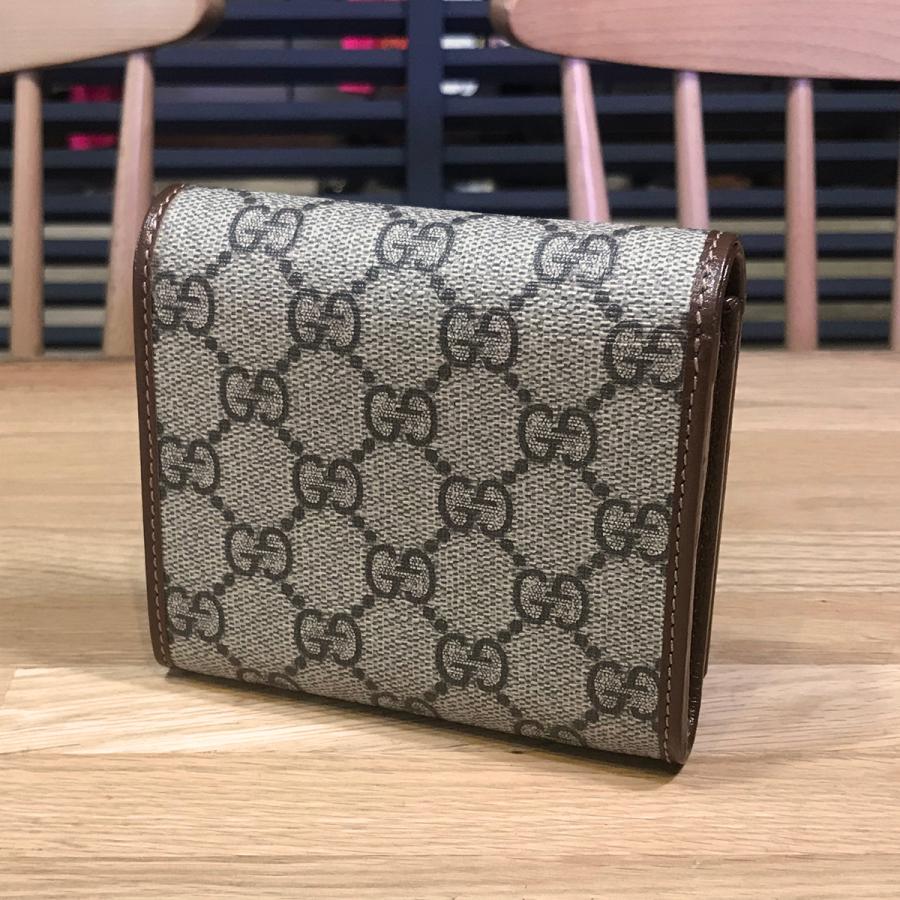 新品未使用】グッチ ホースビット GGスプリーム 1955 コンパクト財布