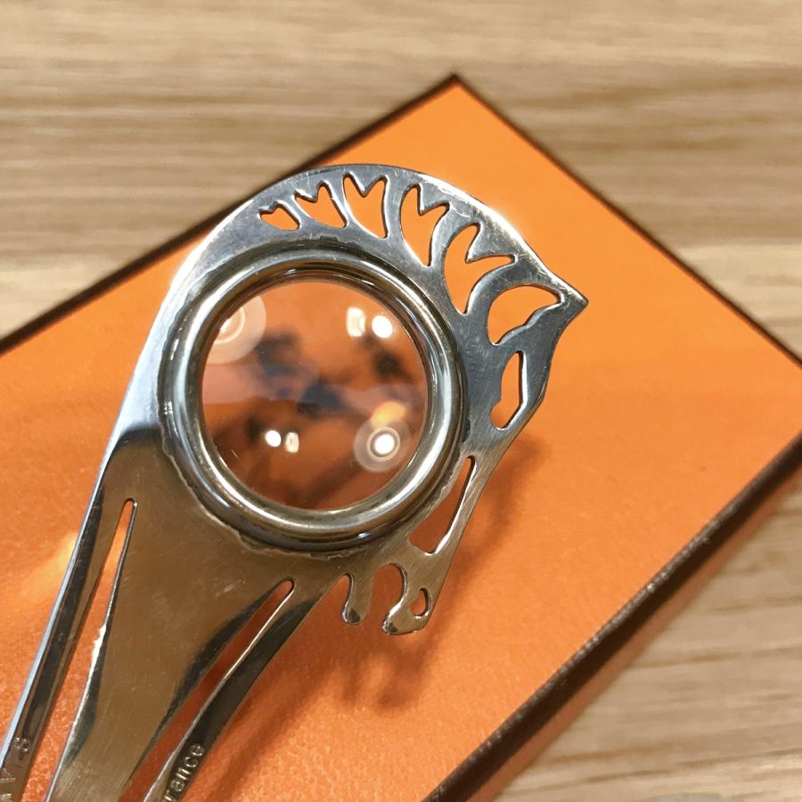 在庫一掃】 エルメス HERMES シュバル ブックマーカー しおり ルーペ