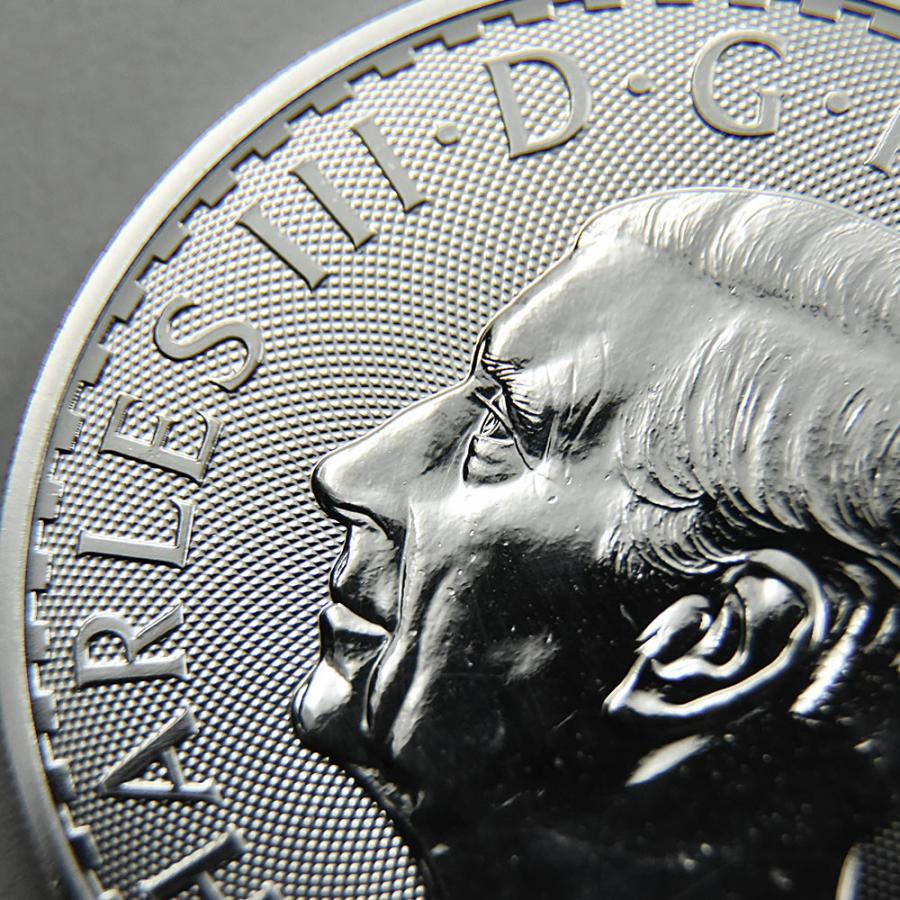 チャールズ3世肖像】 2023イギリス ブリタニア1オンス銀貨 UKBSB231C-CR3