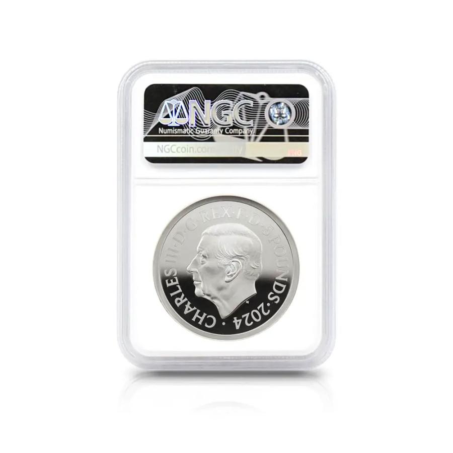 ☆即納追跡可☆【NGC 70鑑定】2024 チャールズ3世 ピストルッチ作聖