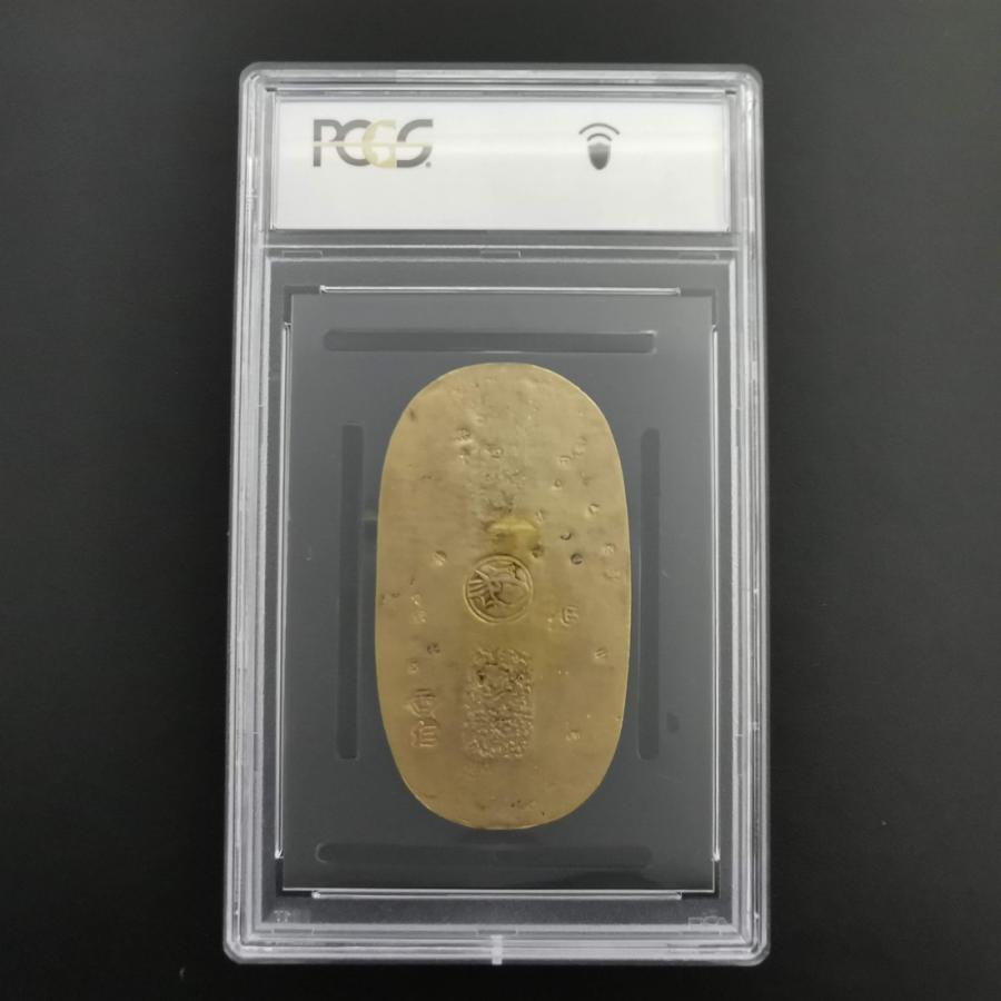 古11A）日本 享保小判金 背 西仁 鑑定済 スラブ入り PCGS AU DETAILS