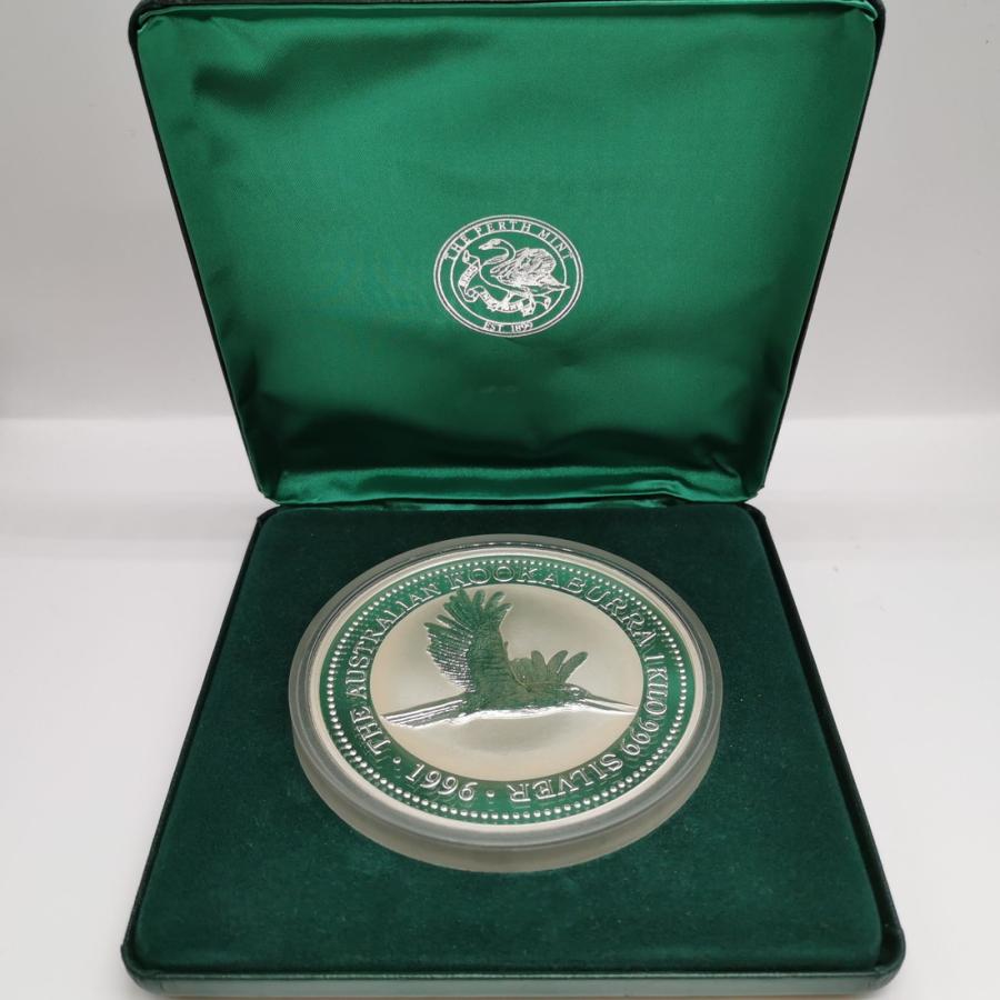 オーストラリア 30ドル銀貨 1996年 1キロ プルーフ 銀貨 カワセミ 純銀