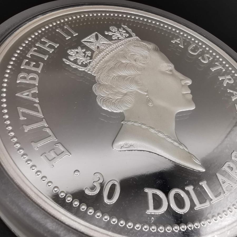 オーストラリア 30ドル銀貨 1996年 1キロ プルーフ 銀貨 カワセミ 純銀