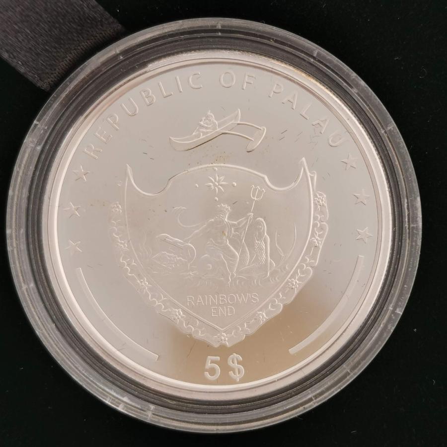 PALAU パラオ 5ドル プルーフ銀貨 2021 1オンス『テントウムシ