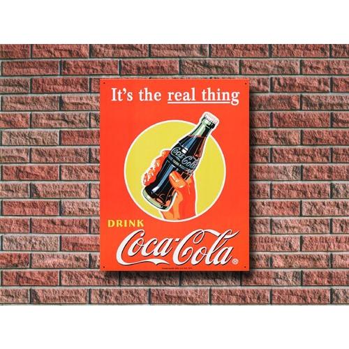 コカコーラ CocaCola】ヴィンテージ紙看板2枚セット コカコーラ