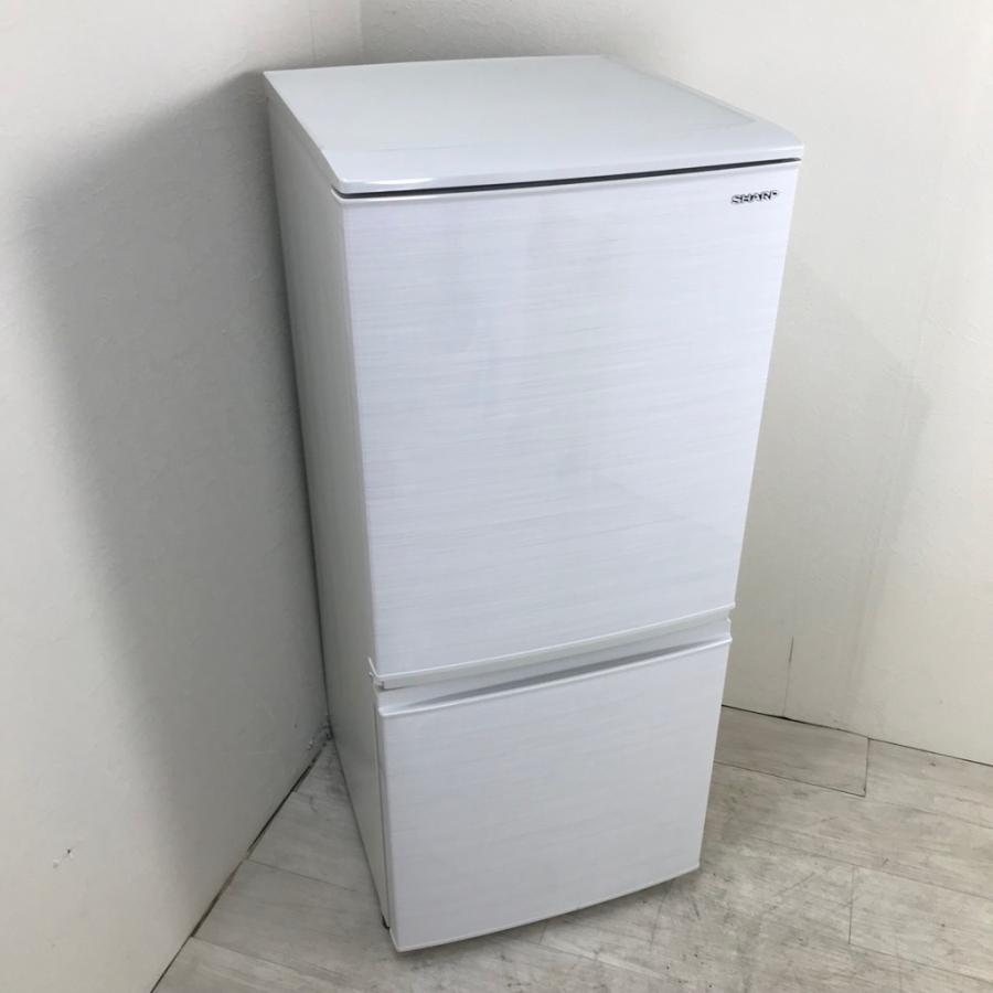 SHARP（シャープ） 中古 137L つけかえどっちもドア 2ドア冷蔵庫 SJ