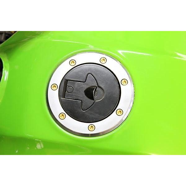 カワサキ タンク キャップボルト 7本 ゴールドメッキ 新品 ZRX1100