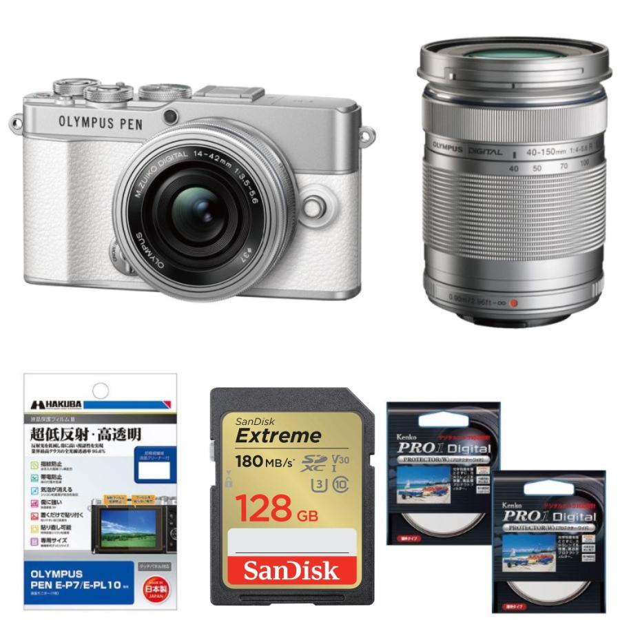 OLYMPUS PEN E-PL7 ダブルズームキット＋ 純正パンケーキレンズ他