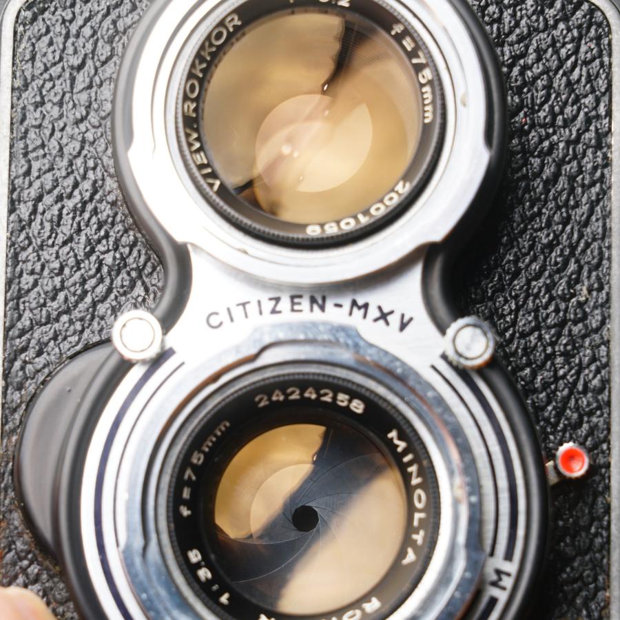 Minolta AUTOCORD ジャンク 二眼レフ Minolta Autocord 二眼レフカメラ