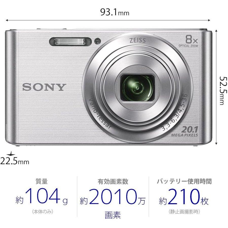 サイバーショット ソニー SONY Cyber-shot DSC-W830 シルバー