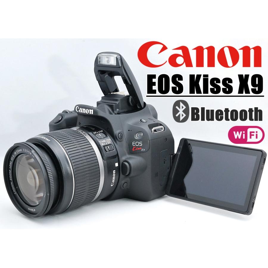 Canon EOS Kiss X9 一眼レフカメラ 付属レンズ3本 STM＆超望遠レンズ付