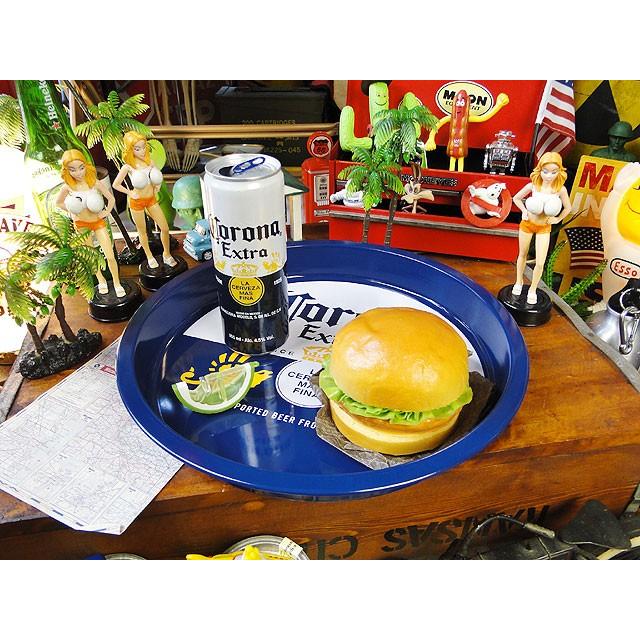 コロナビール パブトレイ （ボトルラベル） □ アメリカン雑貨