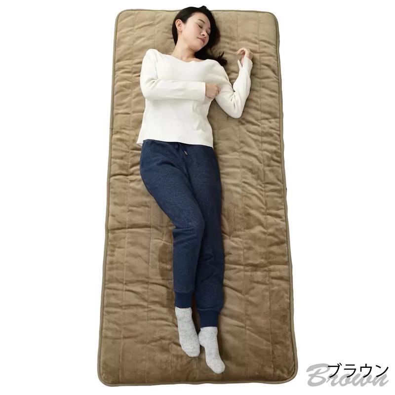 山善（YAMAZEN） ふんわりごろ寝 電気カーペット 180cm YWC-C20 毛布