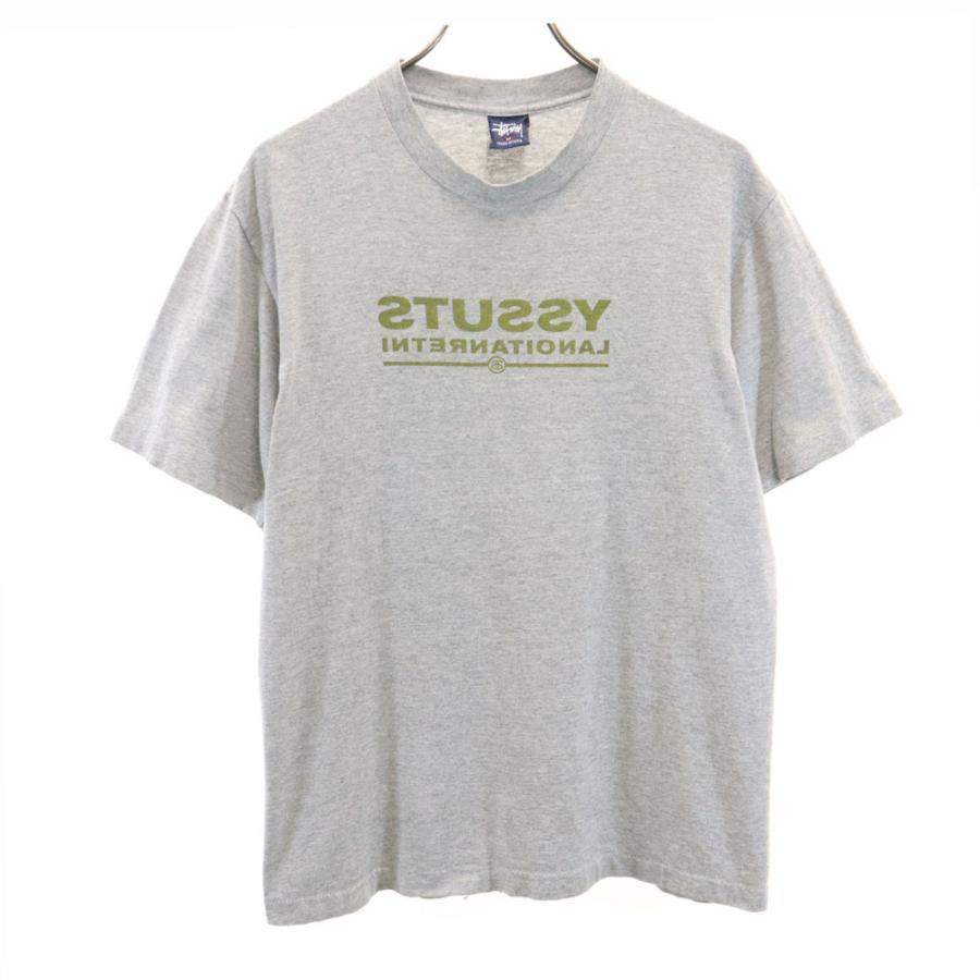 STUSSY（ステューシー） 90s USA製 オールド 紺タグ 半袖 Tシャツ M