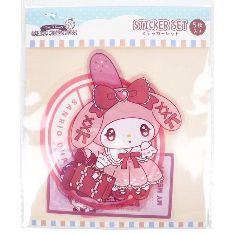 マイメロディ ダイカットステッカーセット 338311 トラベル SANRIO