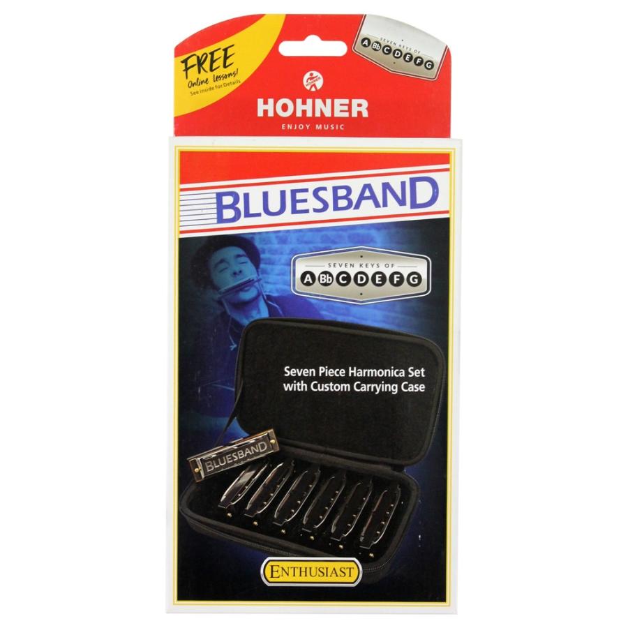 ホーナー ハーモニカ 初心者向け7本セット HOHNER Blues Band