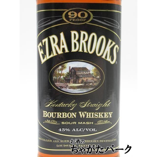 EZRA BROOKS（エズラブルックス） 【旧ボトル】 ブラック 並行品 45度