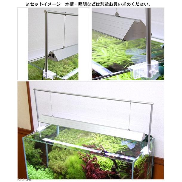 アクロ トライアングルLED VIVID120cm吊り下げ式&スタンド付き ①