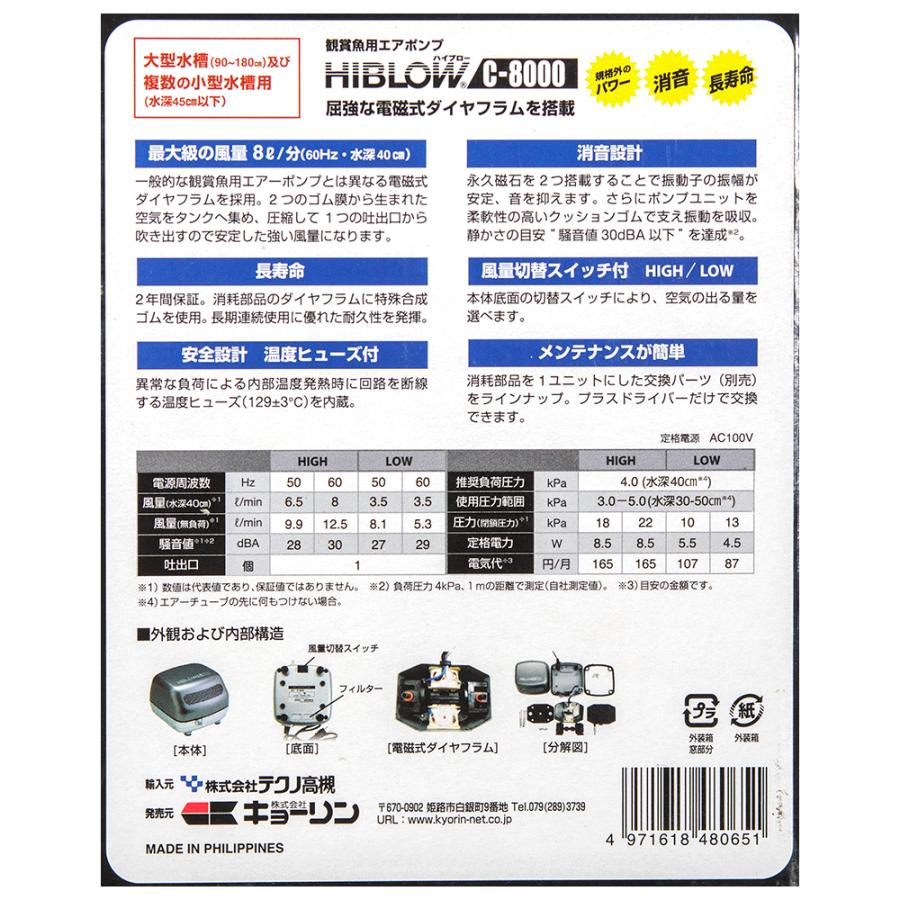 キョーリン ハイブロー C−8000 ヒューズ＋（プラス） 90cm