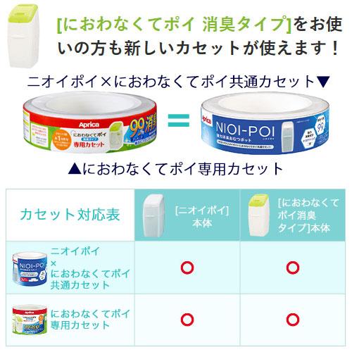 ぼん家具 紙おむつ オムツ Aprica NIOI-POI カセット 6個パック 交換