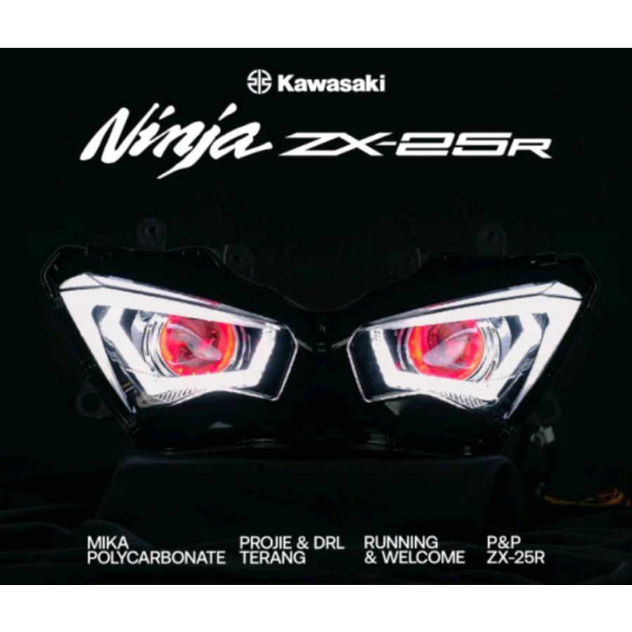 KAWASAKI ZX25R NINJA プロジェクター ヘッドライト デーモンアイ