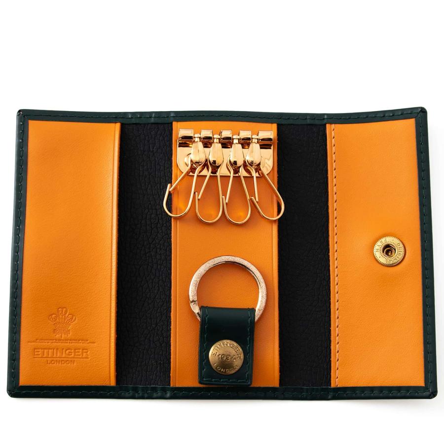 ETTINGER（エッティンガー） キーケース グリーン ブライドルレザー