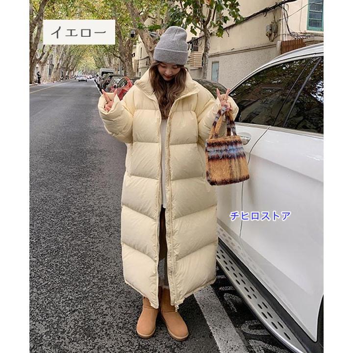 ベンチコート 大きめ ゆったり フード無し 90%ダウン ダウンコート