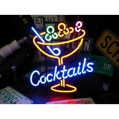 ネオンサイン カクテル COCKTAIL ネオン管 ネオンライト 店舗照明
