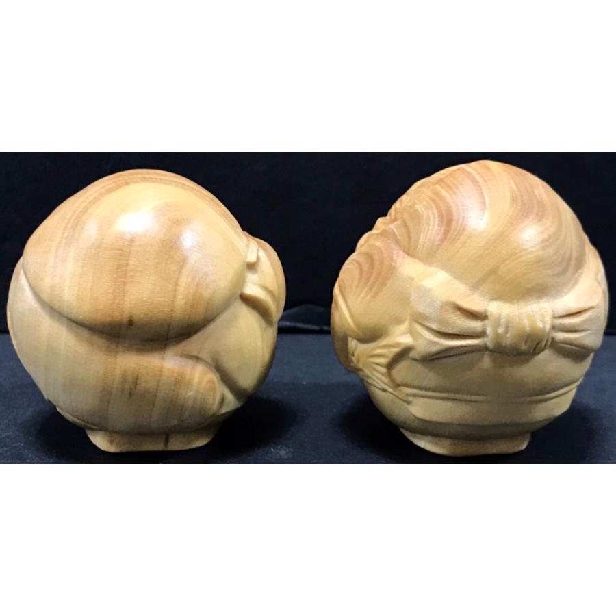 恵比寿様 大黒天様 エビス様 ダイコク様 置物 仏像 彫刻 木彫 木製