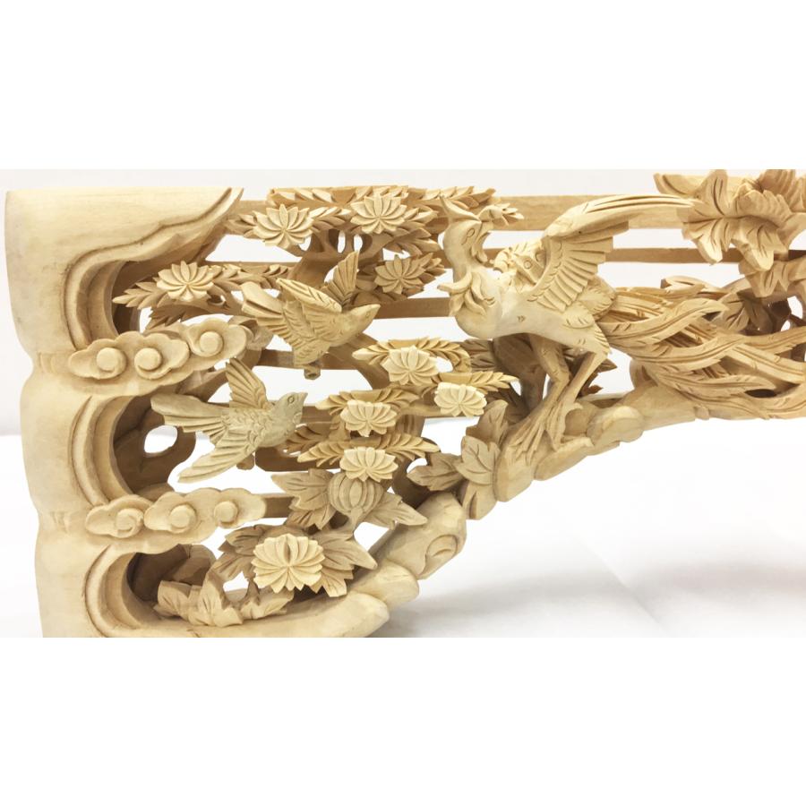 欄間 彫刻 らんま 仏壇 パーツ 木彫 木製 現品のみ インテリア : 仏像